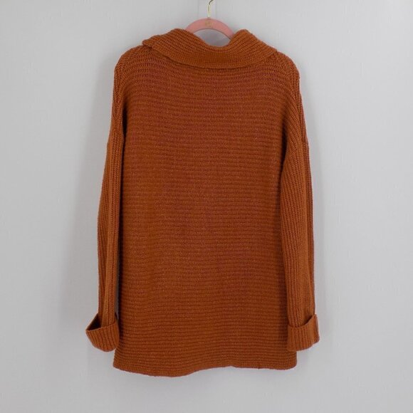 Pilcro Anthropologie Sweater Chunky Oversized Cowl Neck Long Sleeve Size S Cozy - Picture 2 of 5
